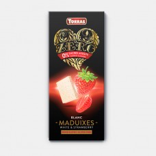 Torras White Chocolate with Strawberries 125g 