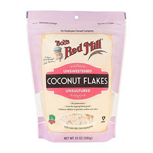 Bob's Red Mill Unsweetened and Unsulfured Coconut Flakes 284g