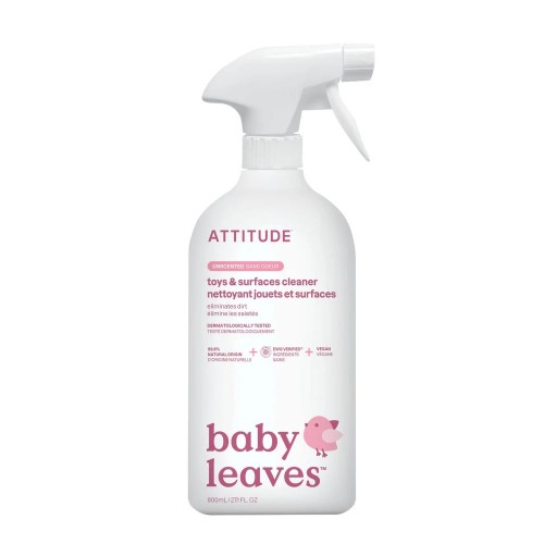 ATTITUDE Unscented Toys & Surfaces Cleaner for Babies 800ml