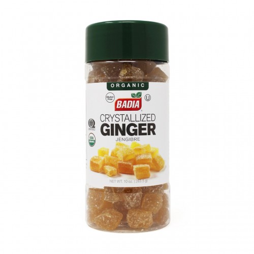 BADIA Organic Crystallized Ginger 283.5g
