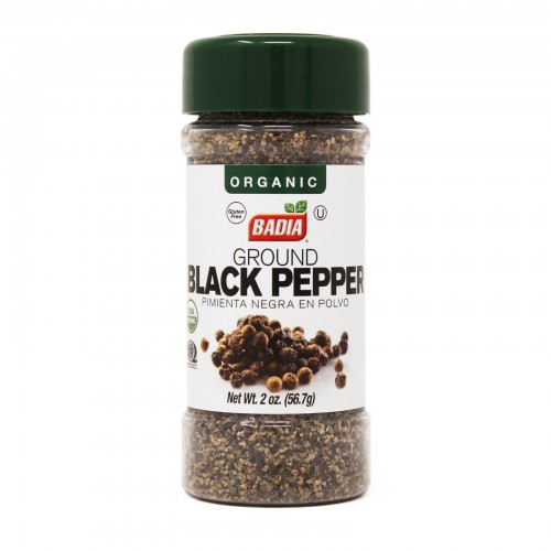 BADIA Organic Ground Black Pepper 56.7g