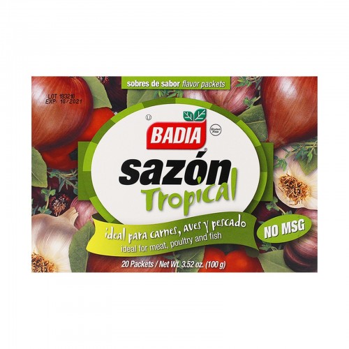 BADIA Tropical Spices for Red Meat, Poultry & Fish 100g
