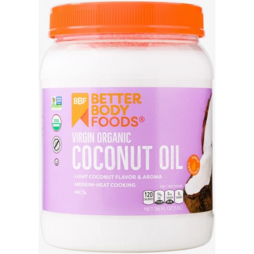 BETTER BODY FOODS Virgin Organic Coconut Oil 1.6L