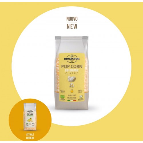 BIOFACTOR Organic Classic Popcorn 500g