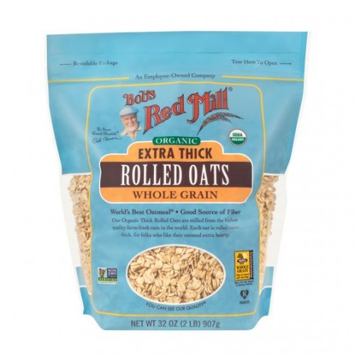 Bob's Red Mill Organic Extra Thick Rolled Oats 907g