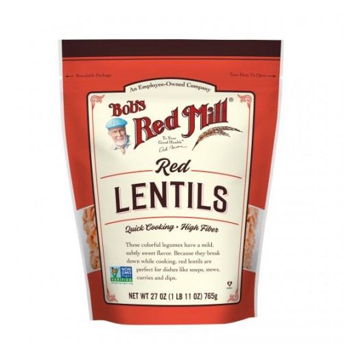 Bob's Red Mill Red Lentils 765g