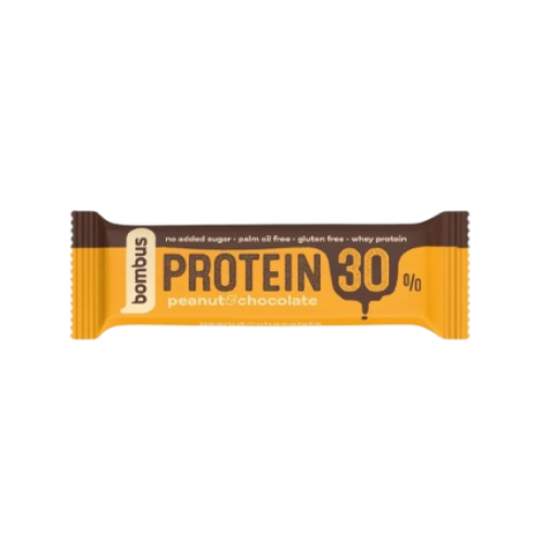 bombus GF Peanut & Chocolate 30% Protein Bar 50g