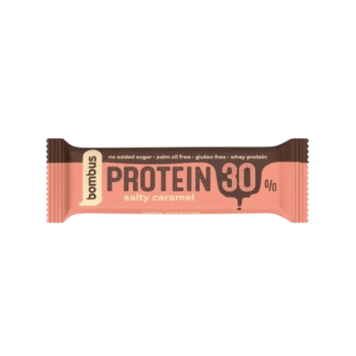bombus GF Salty Caramel 30% Protein Bar 50g