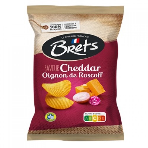 BRets GF Potato Chip with Roscoff Onion Cheddar 125g