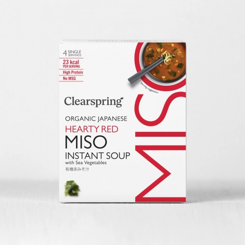 Clearspring Japanese Hearty Red Miso Instant Soup