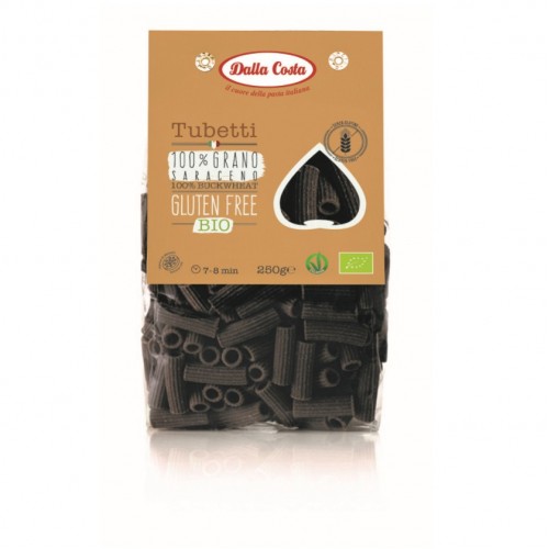 Dalla Costa Organic GF Tubes Buckwheat Pasta 250g