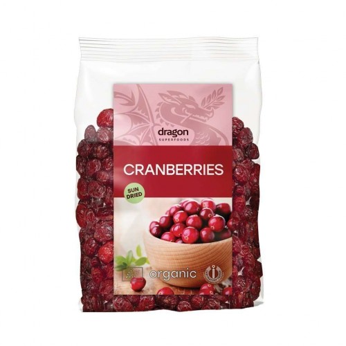 Dragon Organic Sundried Cranberries 100g