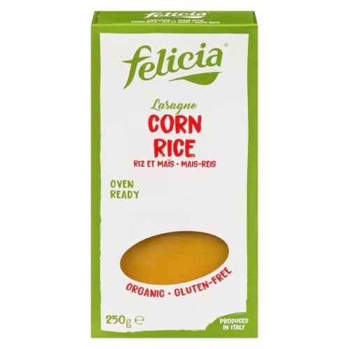 felicia Organic GF Corn-Rice Lasagna 250g
