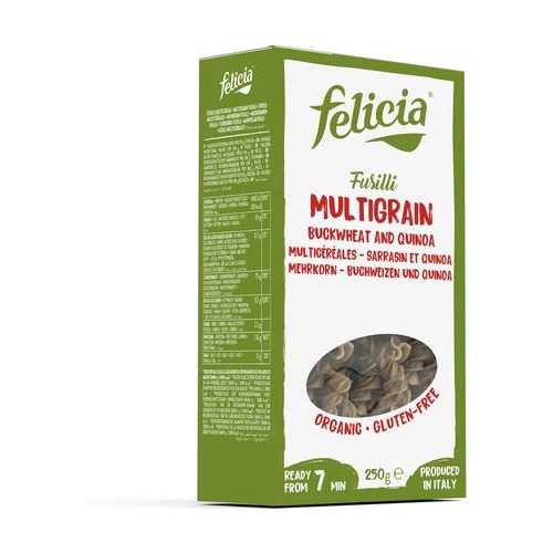felicia Organic GF Multi-Grain Fusilli 250g