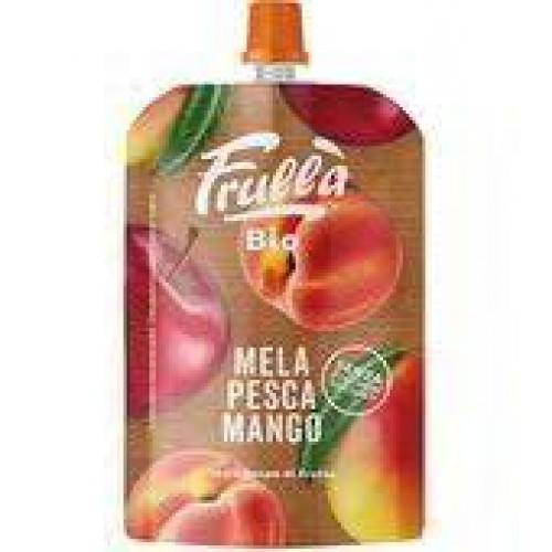 Frulla Organic Apple,Peach & Mango Puree 100g