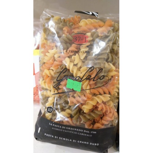Garofolo Fusilli Pasta with Tomato & Spinach 500g