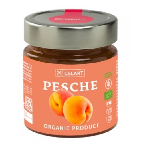 GELART ORGANIC PEACH JAM 300g