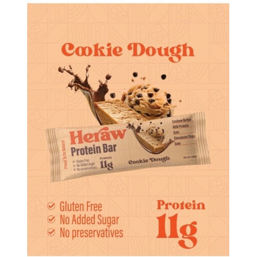 Heraw Health Food GF Protein Bar Cookie Dough Bar 55g