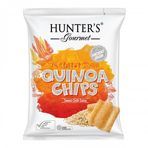 HUNTER FOODS GF Quinoa Chips with Sweet Chili Salsa 28g