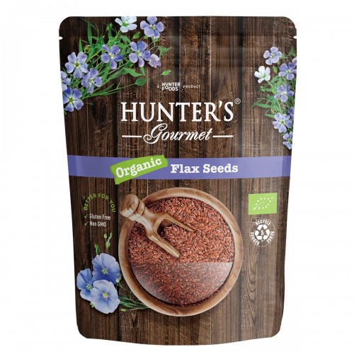 HUNTER FOODS Organic Flax Seeds 300g