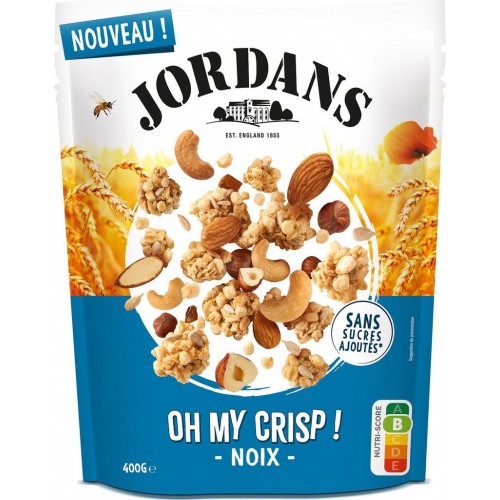 جوردانز جرانولا بالمكسرات (خالي من السكر المضاف) 400غ