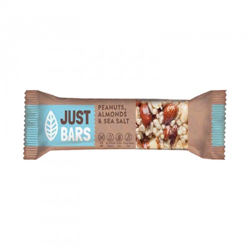 JUST BARS GF Peanut Almond & Sea Salt Bar 40g