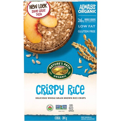Nature's Path Organic Crispy Rice Whole Grain Brown Rice Cereal 284 g