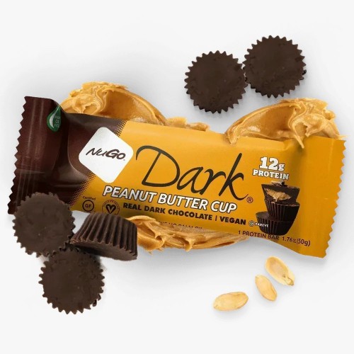 NuGo GF Peanut Butter Cup with Dark Chocolate Bar 50g