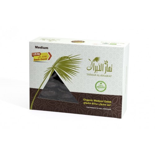 تمر مجهول عضوي 1.25كغ حجم متوسط