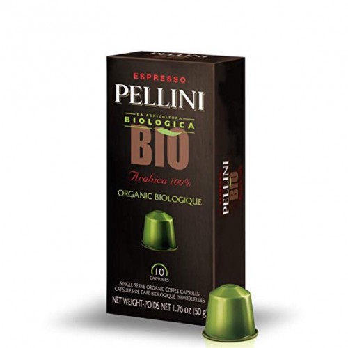 Pellini Organic Ground Espresso Arabica Coffee ( 10 Capsules ) 50g