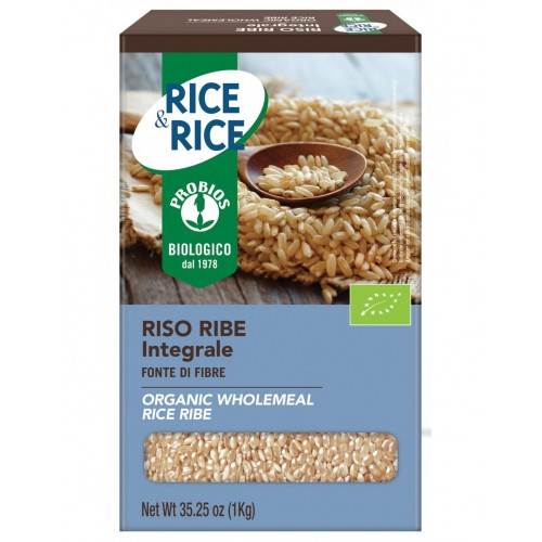 PROBIOS Organic Whole Meal Rice Ribe 1kg