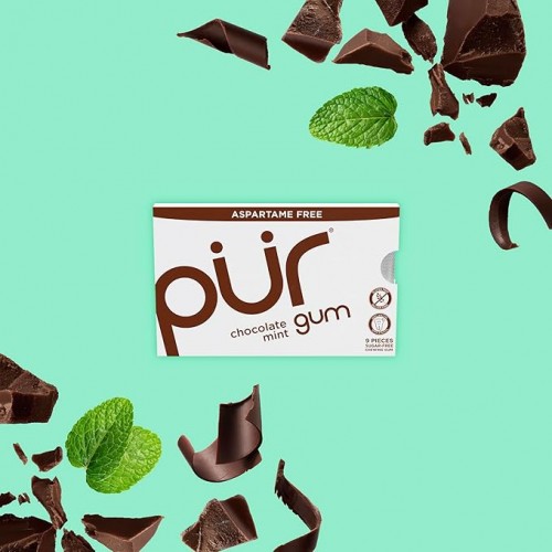 Pur GF Chocolate Mint Gum 9 Pieces