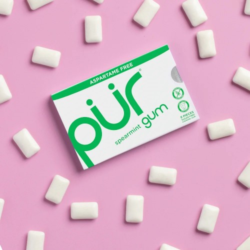 Pur GF Spearmint Gum 9 Pieces