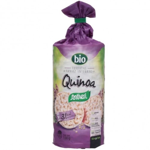 SANTIVERI Organic GF Rice & Quinoa Cakes 100g