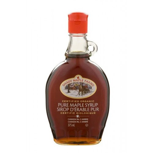 SHADY MAPLE FARMS Organic Amber Maple Syrup 375ml
