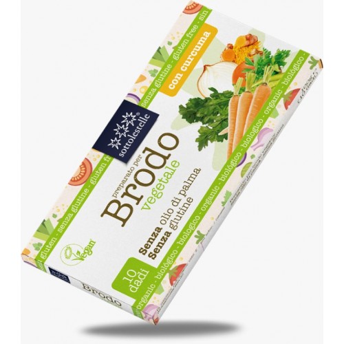 sottolestelle Organic Vegetable Broth Cubes 100g