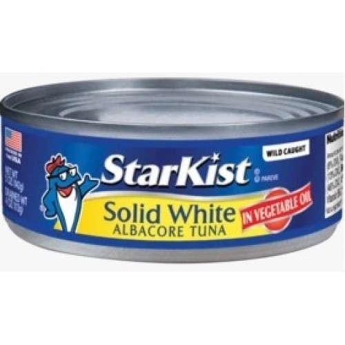 Starkist Solid White Albacore Tuna in Vegetable Oil 142g