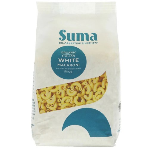Suma Organic White Macaroni 500g