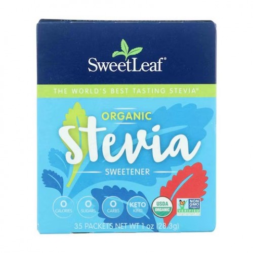 SweetLeaf Organic Stevia Sweetener (35 pck ) 1oz
