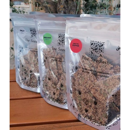 the Seediest Salt & Pepper Baked Crackers 70g