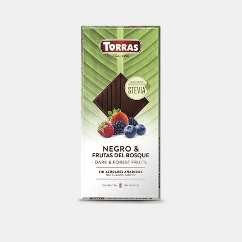 Torras Dark Chocolate with Forest Fruits 125g