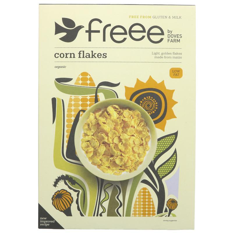 Doves Farm Organic Corn Flakes Low Fat 325 g