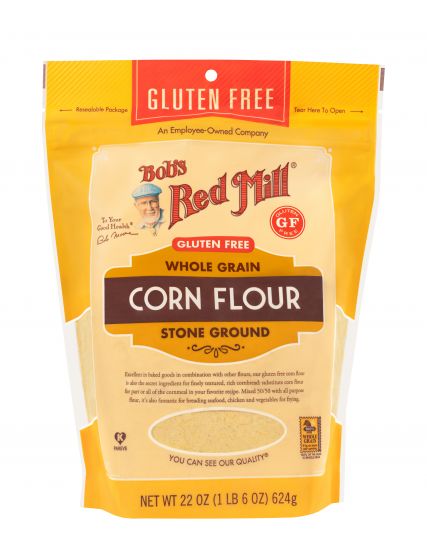Bob's Red Mill GF Corn Flour whole grain 624g