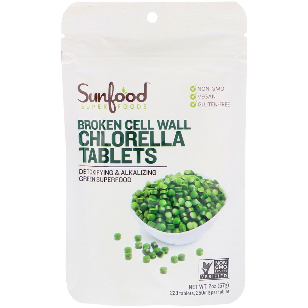 Sunfood Chlorella Tablets 57g