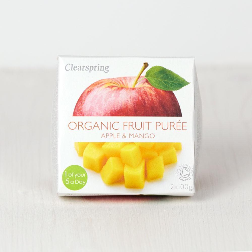 Clearspring Organic Fruits (Apple &Mango) Puree 2*100g