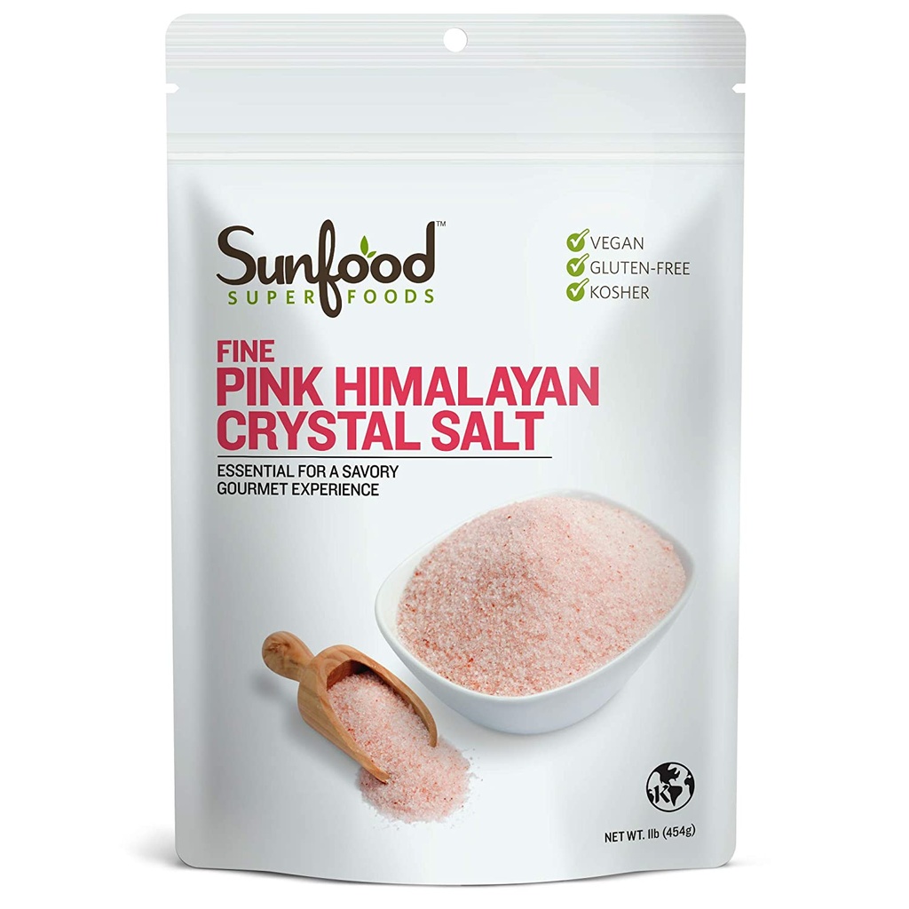 Sunfood Fine Pink Homalayan Salt 454g