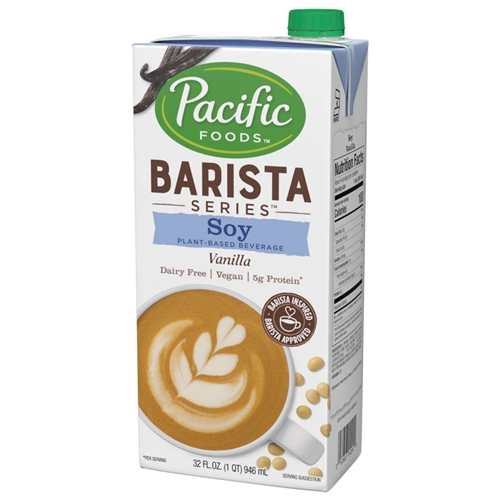 Pacific Foods Barista Soy Vanilla Drink 946ml