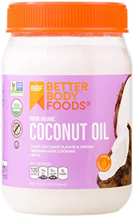 BETTER BODY FOODS Virgin Organic Coconut Oil 458ml