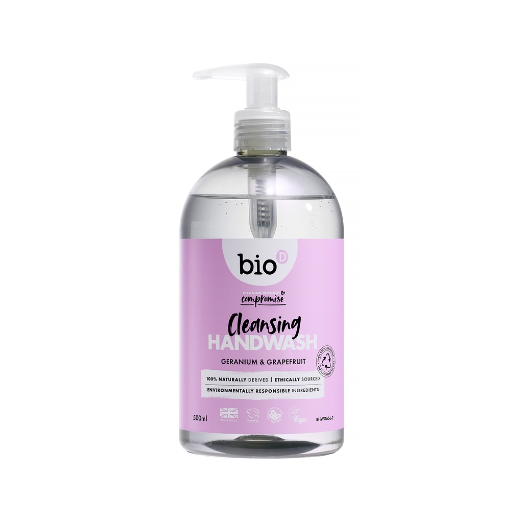 bio D Geranium & Grapefruit Hand Wash 500ml