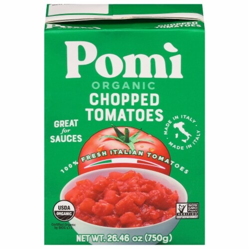 Pomi Organic Chopped Tomatoes 750g